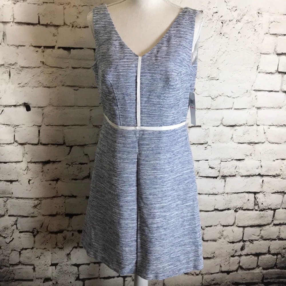 Ivy & Blu Fit N Flare Tweed Dress Anthro 10
